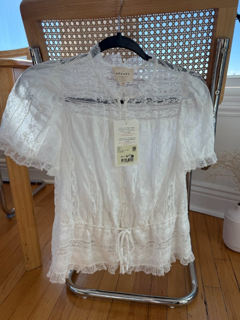 Sezane Shenali Blouse Size US 6 (38)